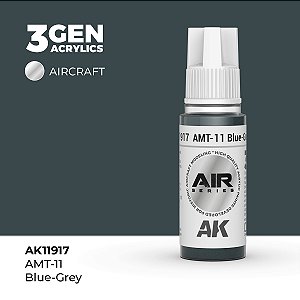 Tinta Acrílica AK Interactive 3GEN AIR AMT-11 Blue-Grey 18ml