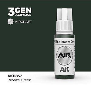 Tinta Acrílica AK Interactive 3GEN AIR Bronze Green 18ml