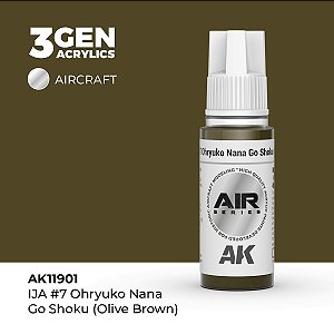 Tinta Acrílica AK Interactive 3GEN AIR IJA #7 Ohryoku Nana Go Shoku 18ml
