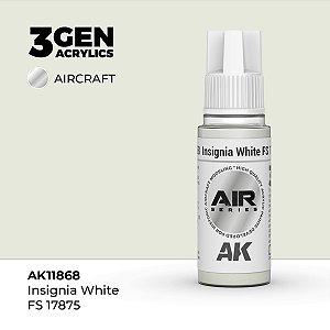 Tinta Acrílica AK Interactive 3GEN AIR Insignia White FS 17875 18ml