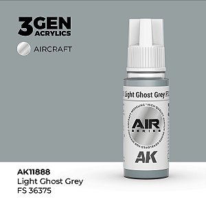 Tinta Acrílica AK Interactive 3GEN AIR Light Ghost Grey FS 36375 18ml