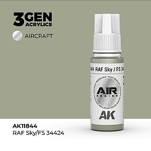 Tinta Acrílica AK Interactive 3GEN AIR RAF Sky FS 34424 18ml