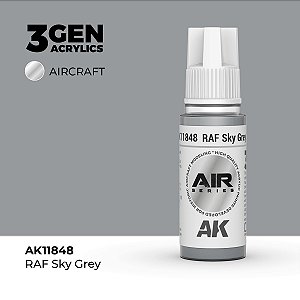 Tinta Acrílica AK Interactive 3GEN AIR RAF Sky Grey 18ml