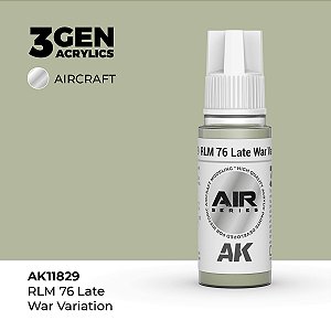 Tinta Acrílica AK Interactive 3GEN AIR RLM 76 Late War Variation 18ml