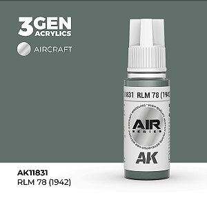 Tinta Acrílica AK Interactive 3GEN AIR RLM 78 (1942) 18ml