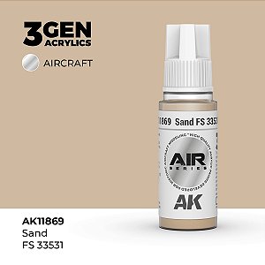 Tinta Acrílica AK Interactive 3GEN AIR Sand FS 33531 18ml