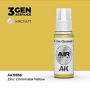 Tinta Acrílica AK Interactive 3GEN AIR Zinc Chromate Yellow 18ml