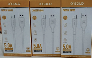 CABO USB/V8, 1metro, A'GOLD CB16-1