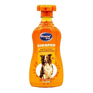 Shampoo Genial Anti Pulgas E Anticarrapatos 500 Ml 605