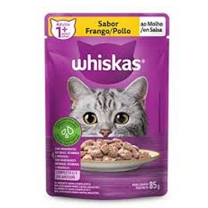 Sache Whiskas Frango Adulto 85 G Cada