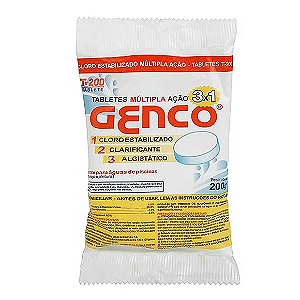 Genco Tablete 3 Em 1 200 Mg