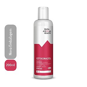 Shampoo Antifúngico Ibasa Cetoconazol para Cães e Gatos 200 Ml