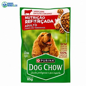 Sache Dog Chow Dog Carne Ad 100 G Cada