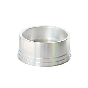 Comedouro Pesado Mini De Alumínio Para Coelhos Único