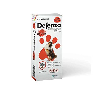 Defenza Antipulgas e Carrapatos para Cães de 4,5 a 10kg 1 comprimido