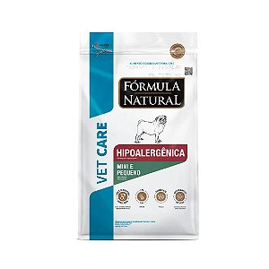 Ração Fórmula Natural Vet Care Hipoalergênica Cães Mini e Pequeno 2 kg