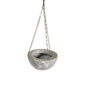 Vaso Bacia C/corrente Pp Cinza-10602