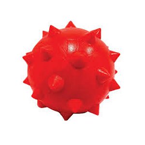 Brinquedo Bola Macica C/cravo 65 Mm Vermelha