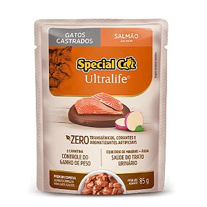 Sache Special Cat Ultralife Castrados Sabor Salmao 85 G