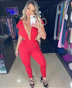 Macacao Longo Sexy Carolyna