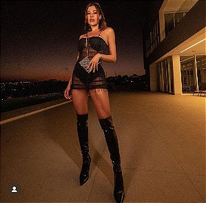 Vestido Tule Luxo Lívia