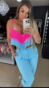 Cropped Franja Collors
