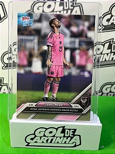 Lionel Messi Topps Now Celebrates Golazo