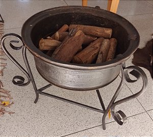 Braseiro ferro fundido