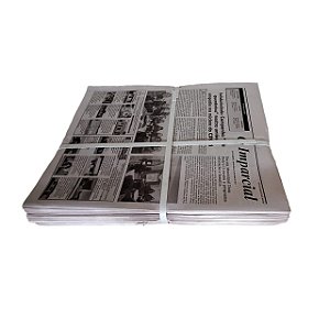 Jornal PET folhas 38x56cm Fardo 2kg