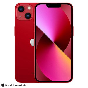 iPhone 13 Apple (256GB) Red, Tela de 6,1", 5G e Câmera Dupla de 12MP