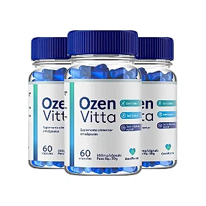 OzenVitta 60 Cápsulas |  Kit com 3 Frascos | Suplemento Alimentar