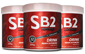 SB2 Drink Tangerina 200gr | Kit de 3 Pote