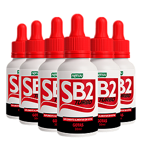 SB2 Turbo Gotas 30ml | Kit 6 de Frasco