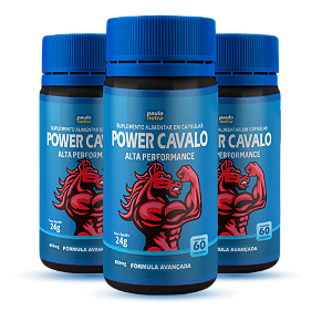 Power Cavalo 60 Cápsulas | Kit 3 Frasco