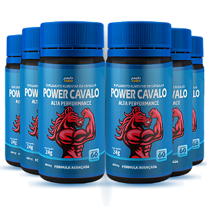 Power Cavalo 60 Cápsulas | Kit 6 Frasco