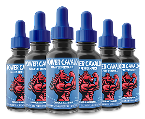 Power Cavalo Gotas 30ml | Kit 5 Frasco