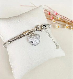 Pulseira de coração