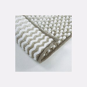 Tapete Shaggy Degrade Banheiro 40 x 60