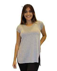 Blusa Tapa BumBum Fitness CINZA TAM G