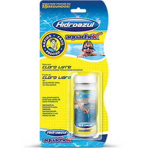 Fita Teste Hidroazul Aquachek C/50