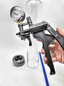Bomba peniana com manômetro