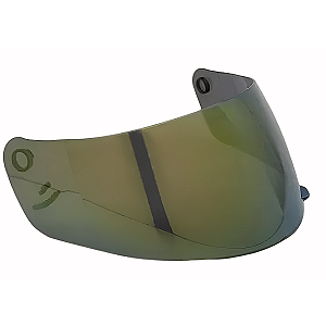 Viseira Dourada Metalizada Light Capacete Ebf E0X/ New Spark