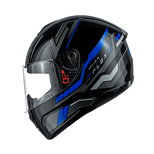 Capacete Drive 2 HG Flex Preto/Azul