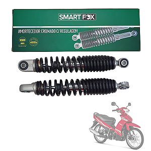 Par Amortecedor Tras Cromado SmartFox Crypton 115