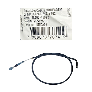 Cabo Embreagem SmartFox Yes 125 2011