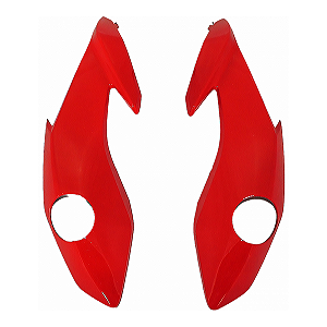 Carenagem Lateral do Farol Fan 160 22/24 ESD Vermelho Perol.