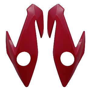 Carenagem Lateral do Farol Titan 160 22/23 Vermelho Perol.