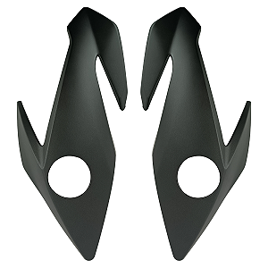 Carenagem Lateral do Farol Titan 160 2024 Cinza Fosco Met.