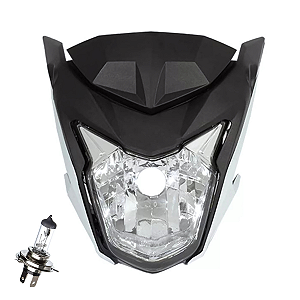 Farol Comp C/Carenagem Branco Sportive Twister 17/22+Lampada