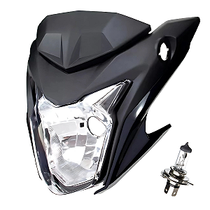 Farol Comp C/Carenagem Cinza Sportive Twister 2020+Lampada